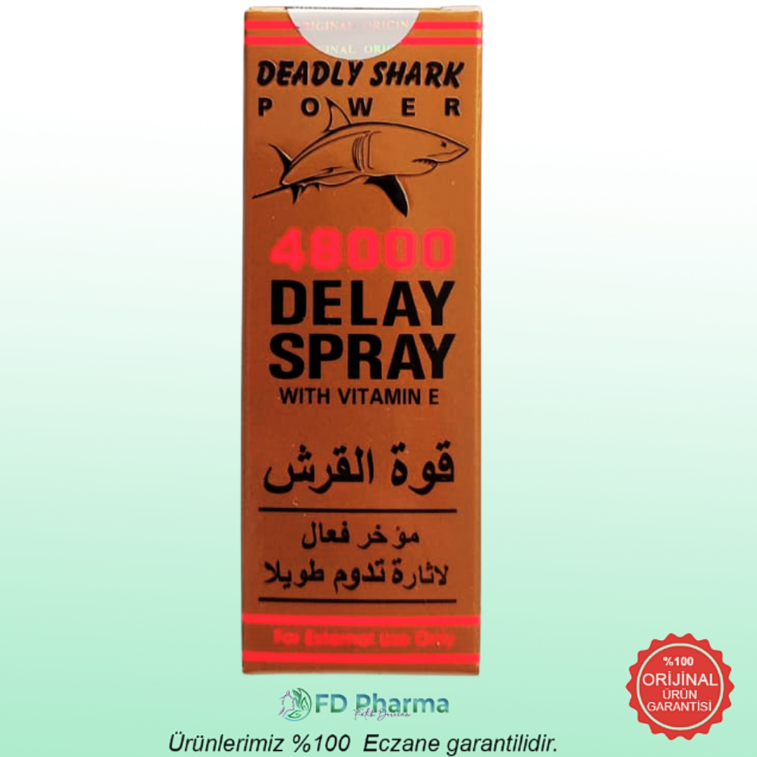 Deadly Shark Power Geciktirici 48000 Sprey