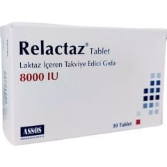 Assos Relactaz 8000 IU 30 Tablet