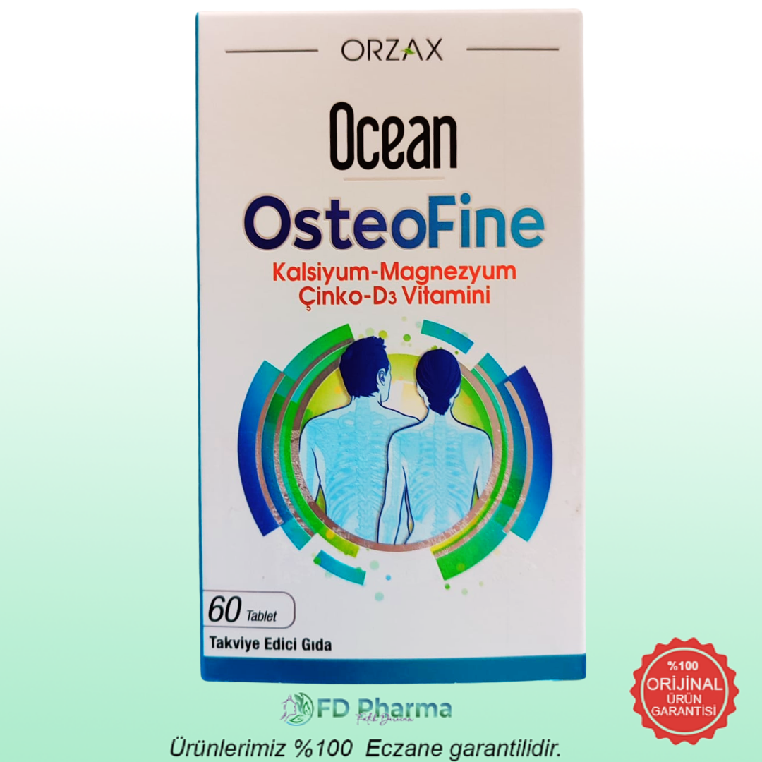 Orzax Ocean OsteoFine Takviye Edici Gıda 60 Tablet