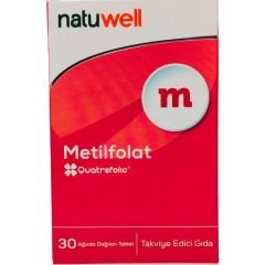 Natuwell Metilfolat Ağızda Dağılan 30 Tablet