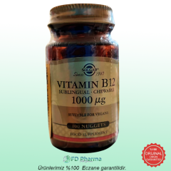 Solgar Vitamin B12 1000mcg 100 Kapsül