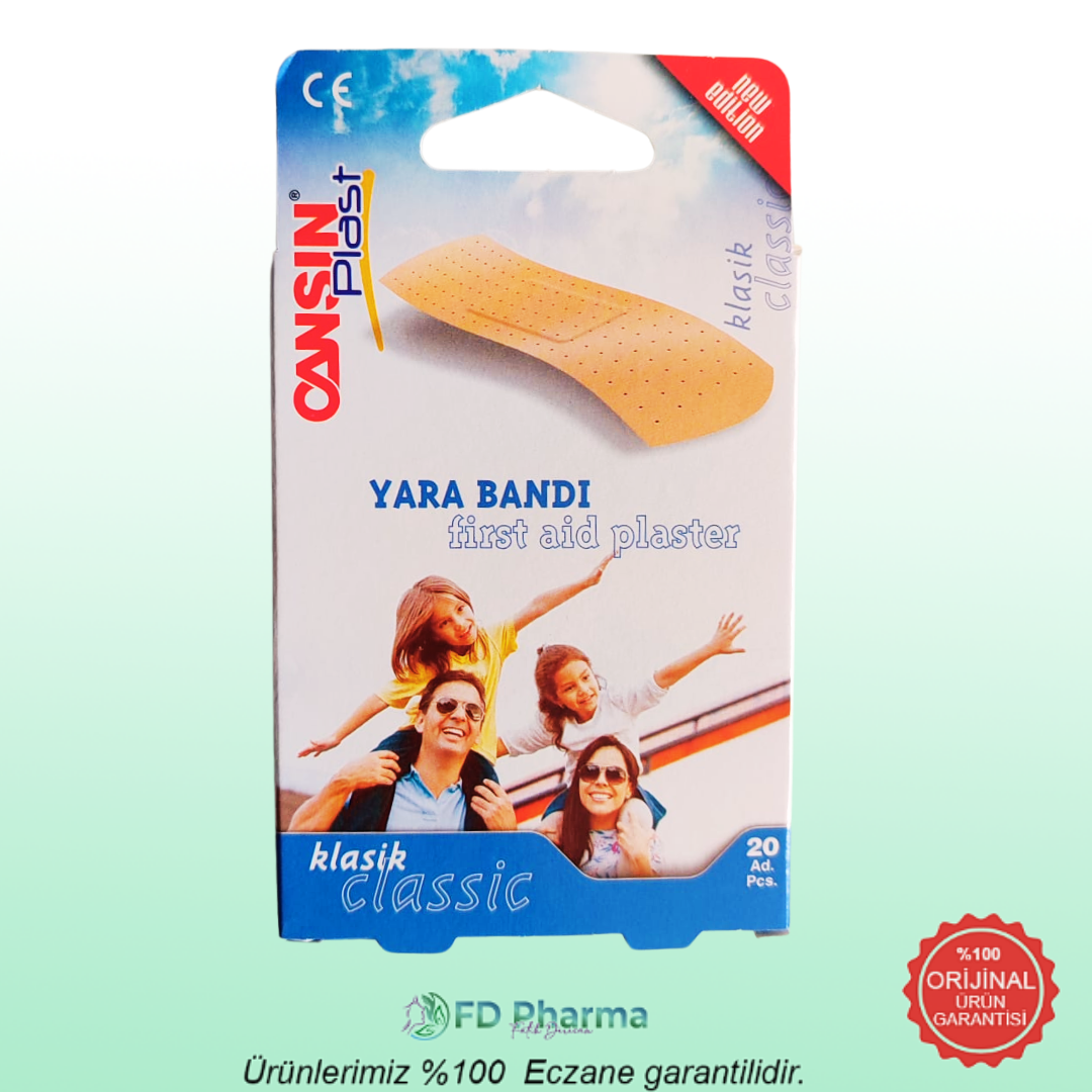 Cansın Plast Klasik Yara Bandı 20'li No: 211