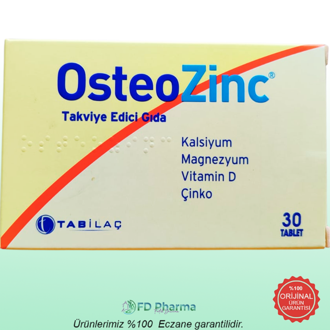 Osteozinc Takviye Edici Gıda 30 Tablet