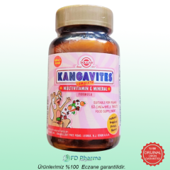 Solgar Kangavites Tropikal Meyve Aromalı 60 Tablet