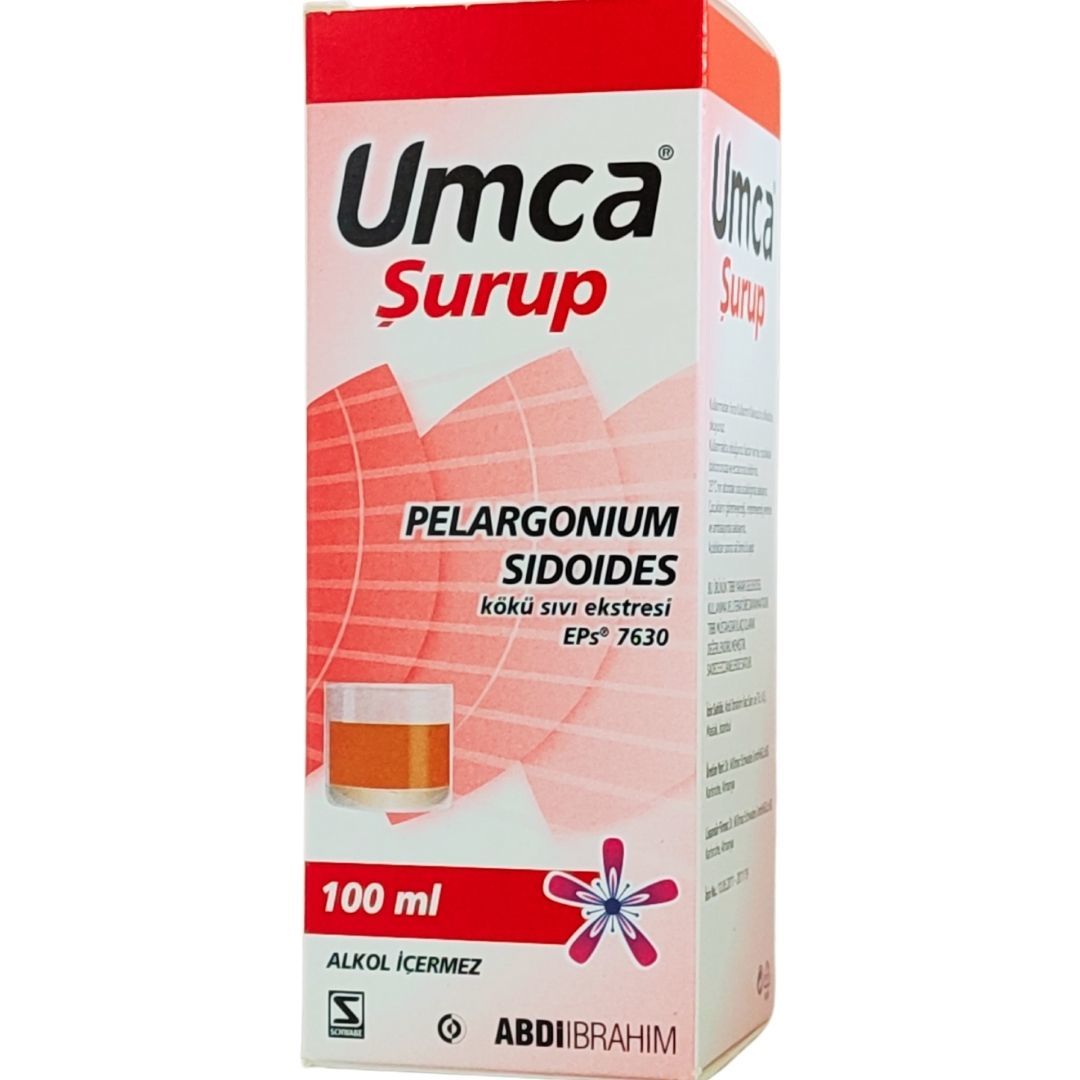 Umca Pelargonium Sidoides İçeren 100 ml Takviye Edici Gıda