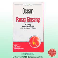 Orzax Panax Ginseng 60 Kapsül