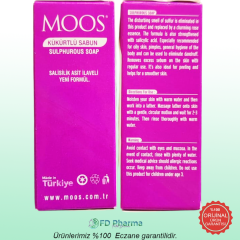 Moos Kükürtlü Sabun 100 gr