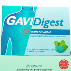 Gavidigest Nane Aromalı Şekersiz 12 Pastil