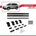 Chevrolet Captiva 2006-2010 Arası ile Uyumlu BASIC Model Ara Atkı Tavan Barı Siyah 2 Adet