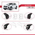 Kia Sportage 4 (QL) 2016-2021 Arası ile Uyumlu ACE-2 Ara Atkı Tavan Barı Siyah 2 Adet
