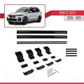 BMW X7 (G07) 2020 ve Sonrası ile Uyumlu BASIC Model Ara Atkı Tavan Barı Siyah 2 Adet