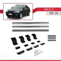 BMW X6 (E71) 2008-2014 Arası ile Uyumlu BASIC Model Ara Atkı Tavan Barı Gri 2 Adet