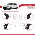 Kia Soul 2 (PS) 2014-2019 Arası ile Uyumlu ACE-2 Ara Atkı Tavan Barı Gri 2 Adet