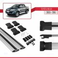 Toyota Hilux 7 (AN30) 2005-2015 Arası ile Uyumlu FLY Model Ara Atkı Tavan Barı Gri 2 Adet