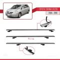 Toyota Sienna 2 (XL20) 2004-2010 Arası ile Uyumlu BASIC Model Ara Atkı Tavan Barı Gri 2 Adet