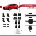 Mazda 3 III (BM) 2013-2018 Arası ile Uyumlu ACE-4 Ara Atkı Tavan Barı Gri 2 Adet