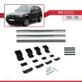 BMW X3 (E83) 2003-2010 Arası ile Uyumlu BASIC Model Ara Atkı Tavan Barı Gri 2 Adet