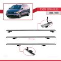Toyota Sienna (XL10) 1998-2003 Arası ile Uyumlu BASIC Model Ara Atkı Tavan Barı Gri 2 Adet