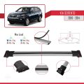 Kia Sorento 2 (XM) 2010-2014 Arası ile Uyumlu FLY Model Ara Atkı Tavan Barı Gri 3 Adet