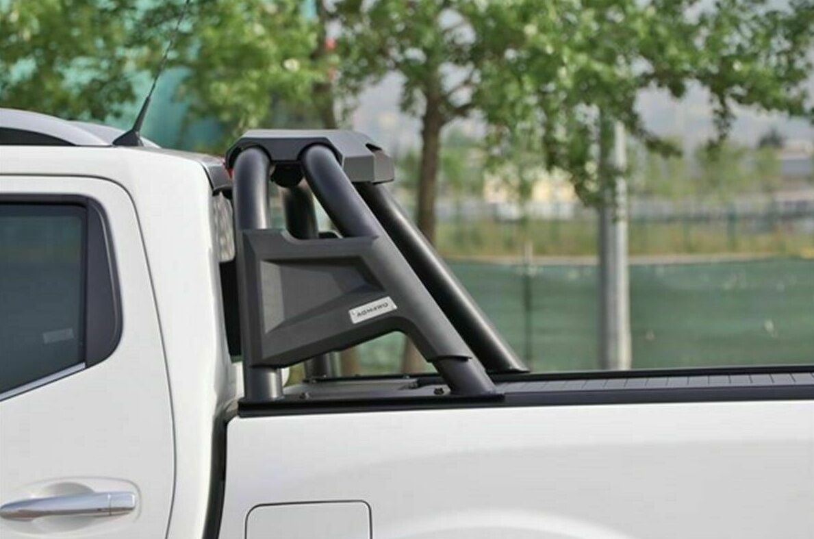 Nissan Navara 2010-2016 (Double Plus Black) Poliüretan Siyah Roll Bar AQM4WD