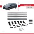 Honda Odyssey 2011-2017 Arası ile Uyumlu BASIC Model Ara Atkı Tavan Barı Gri 3 Adet