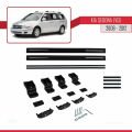 Kia Sedona 2 (VQ) 2006-2012 Arası ile Uyumlu BASIC Model Ara Atkı Tavan Barı Siyah 2 Adet