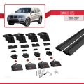 BMW X3 (F25) 2011-2017 Arası ile Uyumlu ACE-2 Ara Atkı Tavan Barı Siyah 2 Adet