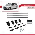 Kia Sedona 2 (VQ) 2006-2012 Arası ile Uyumlu BASIC Model Ara Atkı Tavan Barı Gri 2 Adet