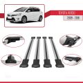 Toyota Verso (AR20) 2009-2018 Arası ile Uyumlu FLY Model Ara Atkı Tavan Barı Gri 4 Adet