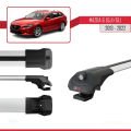 Mazda 6 III (GJ1/GL) 2013-2022 Arası ile Uyumlu ACE-1 Ara Atkı Tavan Barı Gri 3 Adet