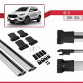 MG ZS 2018-2024 Arası ile Uyumlu FLY Model Ara Atkı Tavan Barı Gri 2 Adet