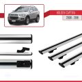 Holden Captiva 2006-2018 Arası ile Uyumlu BASIC Model Ara Atkı Tavan Barı Gri 3 Adet