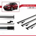 Great Wall Haval H2 2019-2021 Arası ile Uyumlu BASIC Model Ara Atkı Tavan Barı Gri 3 Adet