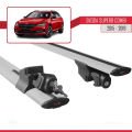 Skoda Superb 3 (3V) Combi Pre-Facelift 2015-2019 Arası ile Uyumlu HOOK Model Ara Atkı Tavan Barı Gri 2 Adet