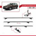 Alfa Romeo 156 (T932) Crosswagon 2003-2007 Arası ile Uyumlu BASIC Model Ara Atkı Tavan Barı Gri 2 Adet