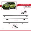 Chevrolet Spark (M300) 2009-2014 Arası ile Uyumlu BASIC Model Ara Atkı Tavan Barı Gri 2 Adet