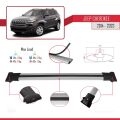 Jeep Cherokee 5 (KL) 2014-2023 Arası ile Uyumlu FLY Model Ara Atkı Tavan Barı Gri 2 Adet