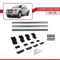 Chevrolet D-Max (RT50) 2012-2015 Arası ile Uyumlu BASIC Model Ara Atkı Tavan Barı Gri 2 Adet