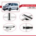 Opel Zafira Life 2019 ve Sonrası ile Uyumlu BASIC Model Ara Atkı Tavan Barı Gri 2 Adet