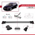 Mazda 6 II (GZ) Wagon 2008-2012 Arası ile Uyumlu FLY Model Ara Atkı Tavan Barı Gri 2 Adet