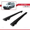 Opel Combo C 2001-2011 Arası ile Uyumlu HOOK Model Ara Atkı Tavan Barı Siyah 2 Adet