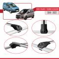 Ford Transit/Tourneo Courier Post-Facelift 2018-2022 Arası ile Uyumlu ACE-1 Ara Atkı Tavan Barı Gri 4 Adet