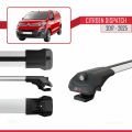 Citroen Dispatch (K0) 2017 ve Sonrası ile Uyumlu ACE-1 Ara Atkı Tavan Barı Gri 4 Adet