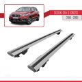 Suzuki SX4 S-Cross 3 (JYB) 2013-2021 Arası ile Uyumlu HOOK Model Ara Atkı Tavan Barı Gri 2 Adet
