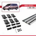 Honda Odyssey 1995-1998 Arası ile Uyumlu FLY Model Ara Atkı Tavan Barı Gri 3 Adet