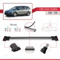 Ford Focus 2 (C307) Turnier 2008-2010 Arası ile Uyumlu FLY Model Ara Atkı Tavan Barı Gri 2 Adet
