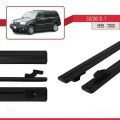 Suzuki XL-7 1998-2006 Arası ile Uyumlu BASIC Model Ara Atkı Tavan Barı Siyah 2 Adet