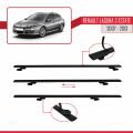 Renault Laguna 3 Estate 2007-2013 Arası ile Uyumlu BASIC Model Ara Atkı Tavan Barı Siyah 3 Adet
