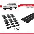Subaru Outback 2010-2014 Arası ile Uyumlu FLY Model Ara Atkı Tavan Barı Siyah 3 Adet