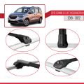 Opel Combo E Life 2019-2022 Arası ile Uyumlu ACE-1 Ara Atkı Tavan Barı Siyah 2 Adet